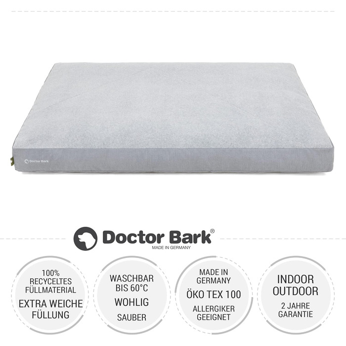 Килимок для собак середніх порід GreenLabel (XL, 117x80 см) - м'який, миючий, для комфортного відпочинку