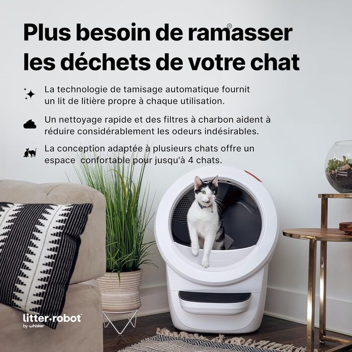 Автоматичний туалет для котів Litter-Robot 4 Білий, стартовий набір