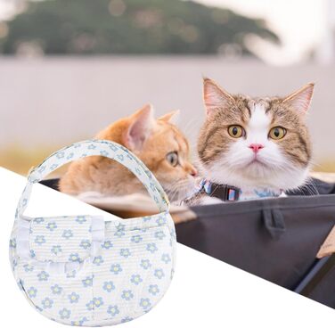 Транспортна сумка для котів та собак з кишенею | Дихаюча легка сумка-переноска для тварин для подорожей та прогулянок