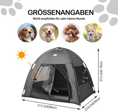 Зручне ліжко-будиночок для собак та котів Babyezz, сіре, L