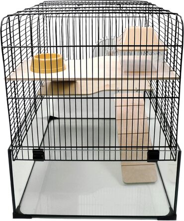 Клітка для гризунів Little Friends Savoy Gerbilarium із аксесуарами, 58,5x38x47,5 см
