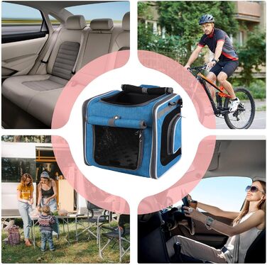 Корзина для собак на велосипед Tuxuseo - зручна переносна сумка з вентиляцією для прогулянок, подорожей та активного відпочинку