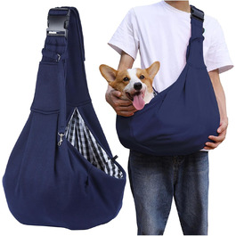 Сумка-переноска для собак та котів до 8 кг, блакитна