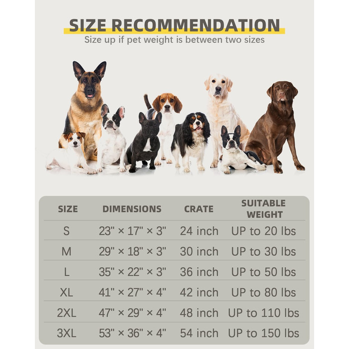 Ортопедичні лежанки для собак великих порід, водовідштовхувальні, знімний, пральний чохол та антиковзаюча підкладка, стегане ліжко для собаки, 119 x 73 см, рожевий колір