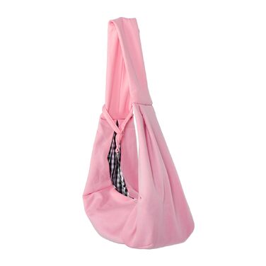 Трансформер для собак і котів FONDOTIN: рожева переноска для подорожей з регульованим ремінцем