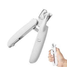 Професійний кусачковий триммер для догляду за кігтями собак та котів з підсвічуванням, для точного підрізання товстих кігтів