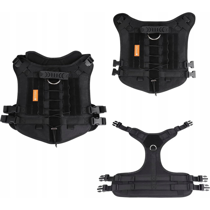 Шлейка для собак з м'якою ручкою, анти-тягнення, дихаюча сітка (розмір: S/M)