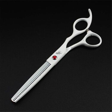Набір професійних ножиць для грумінгу тварин (7.0 дюймів), нержавіюча сталь. Ножиці для собак та котів, ножиці для розрідження шерсті. Ідеально для грумінгу вдома та у професійних салонах.
