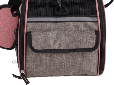 Транспортна сумка для собак та котів Flamingo Xandor Taupe, 48 x 25 x 33 см | Стильна та надійна переноска