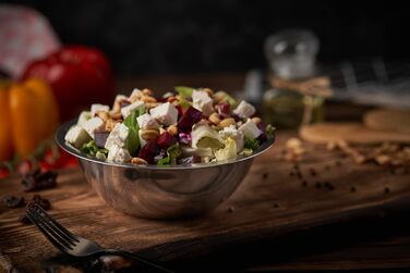 Набір кухонних мисок Pullmer (2 шт) з нержавіючої сталі, Ø 30 см. Ідеально підходять для мюслі, салатів, замішування тіста та сервірування. Їжа-безпечні, придатні для миття в посудомийній машині