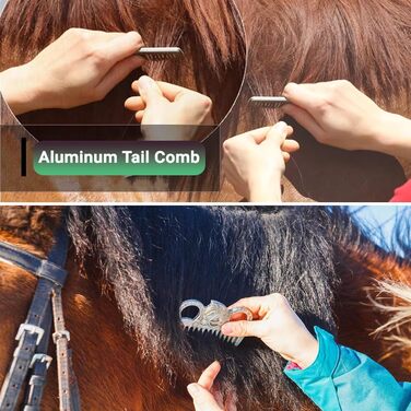 Набір для догляду за конем TERPUP, 13 предметів: щітки, стріжки, органайзер. Ідеальний подарунок для вершників та початківців.