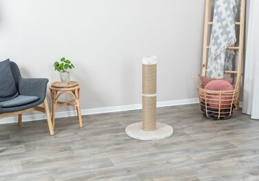 TRIXIE Rue когтеточка для великих котів 80 см, беж, м'яка основа, сизалевий канат