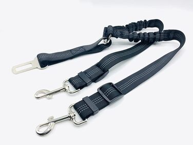 Автомобільний нашийник-пояс для собак: безпечний, регульований, з трикутником для подорожей