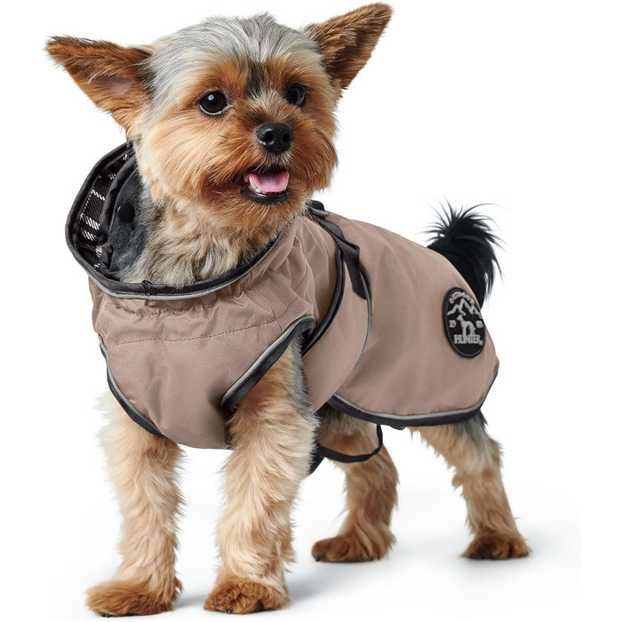 HUNTER Hundemantel UPPSALA: теплий водонепроникний дощовик для собак, тауп, розмір 30