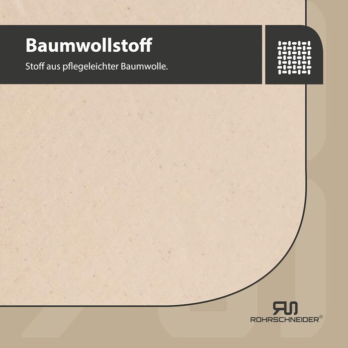 Корзина для собак Rohrschneider з ручками для маленьких та середніх собак | Ручна плетіння з морської трави, посилений високий борт | Знімний, пральний чохол | Розмір 1 (51 x 43 см)