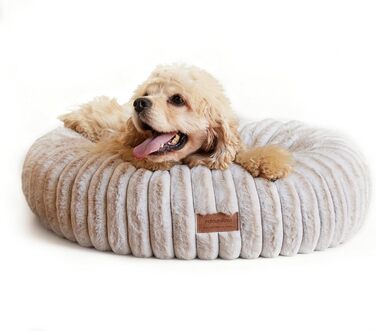 Ортопедичне ліжко для собак та котів FUKUMARU, 76x76x18 см, знімний чохол, сучасний дизайн з градієнтом