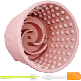 Лежанка-іграшка для собак з дозатором ласощів, розмір M, зменшує тривожність, повільний годівник, нековзна миска для ласощів, силікон, BPA-free, 1 шт.