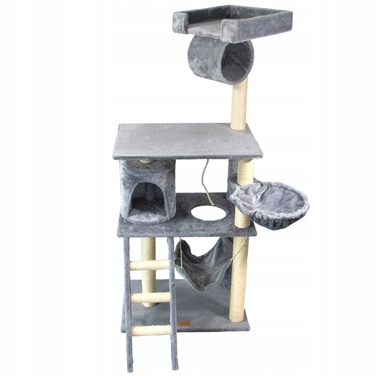 Високий когтеточка-комплекс із лежаком та стовпчиком для кігтів Petstory 101 — 160 см