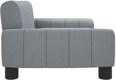 Крісло-ліжко для собак, м'яке ліжко для тварин, ліжко-софа для маленьких собак, котів, сірого кольору, тканина, 70 x 45 x 30 см