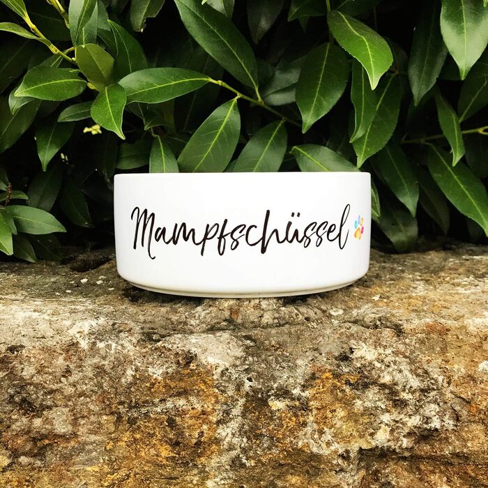 Керамічна миска для собак »Mampfschüssel« - годівниця для води та корму, 1.300 мл