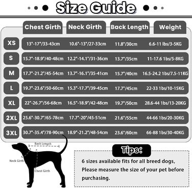 Пуловер з капюшоном для собак IDOMIK, чорний, розмір M, для захисту від шуму та тривоги (обхват грудей 45-54 см)