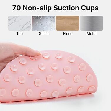 Килимок для лизання домашніх тварин з присосками та кришкою від банки для собак та котів, харчовий силікон, повільне годування, інтелектуальна іграшка-головоломка, килимок для ласощів, неслизький, для заспокоєння та розваги, персиковий (пісочний)