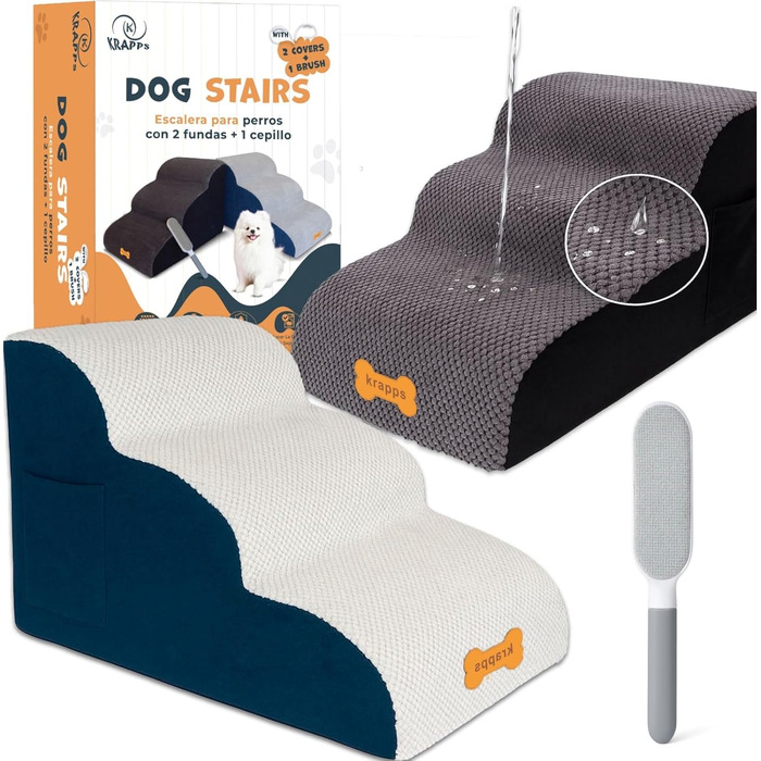 Східці для собак: переносні, з водонепроникними чохлами та щіткою для шерсті. Підходять для малих та великих собак