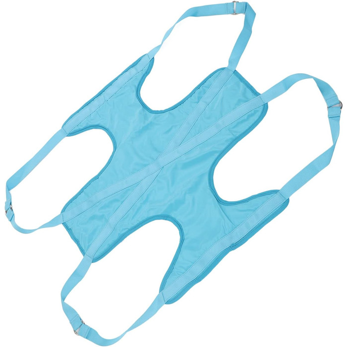 Гамак для домашніх тварин OKOVO, дихаючий, запобігає натиранню, регульовані ремені, шлейка для маленьких тварин (L), блакитний