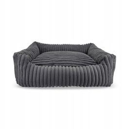 Плюшевий диван для собак Odol, сірий, 95 см x 75 см