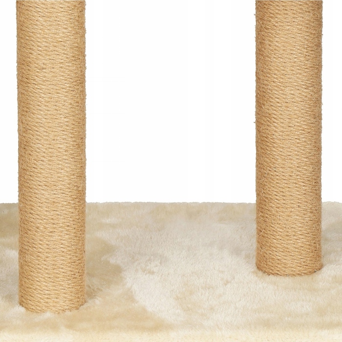 Високий ігровий комплекс для котів Springos 101: дряпачка, лежанка та стовпчик (160 см)