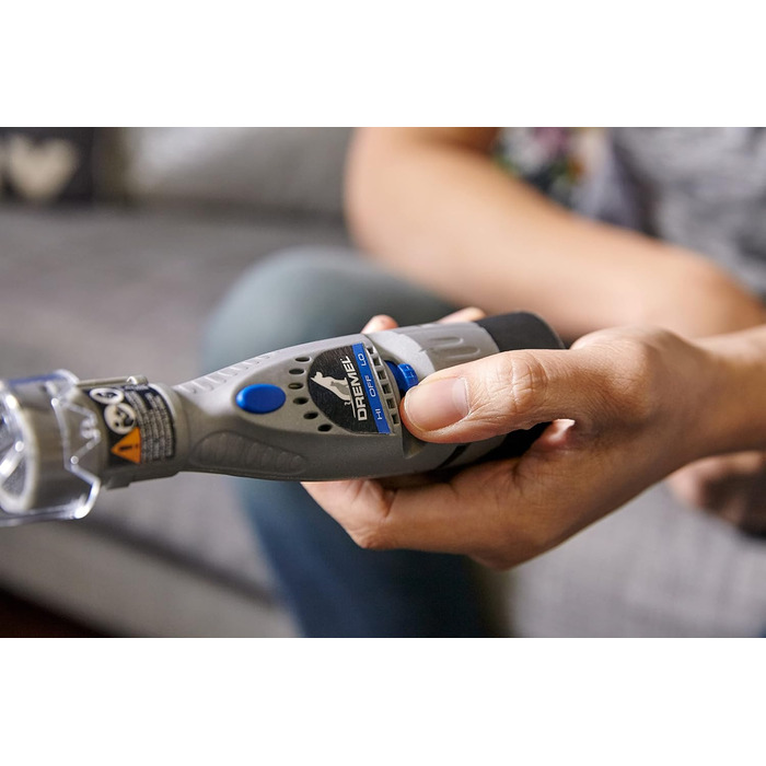 Електричний точило для кігтів Dremel 7020 PGK з тихим мотором, набір для стрижки кігтів (4 насадки; змінна швидкість 7000-18000 об/хв для котів та собак) з 4 шліфувальними дисками