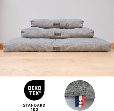 Ортопедична подушка для собак, велика, сіра, з ефектом пам'яті, водонепроникна, для суглобів, машинного прання