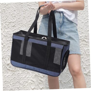 Транспортна сумка для кота/собаки Yardwe: дихаюча, з Oxford тканини, складана, з плечовим ремінцем
