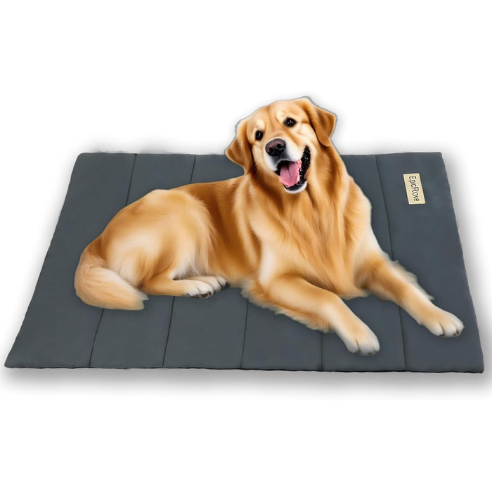 RovePad Trail: Водонепроникний килимок для собак та котів, 110x68 см, розкладний, для дому та авто (темно-сірий)