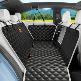 Захист для автосидіння PeCute: водонепроникний, з екошкіри, для собак, чорного кольору