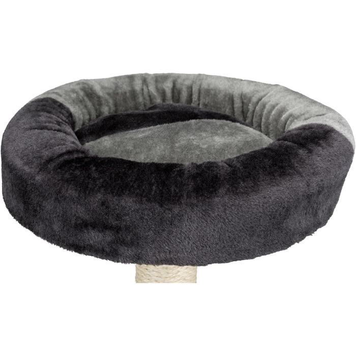 Дряпка для котів TRIXIE Tarifa, 52 см, сірий/чорний – компактний котячий будиночок з лежаком, зручний та стійкий