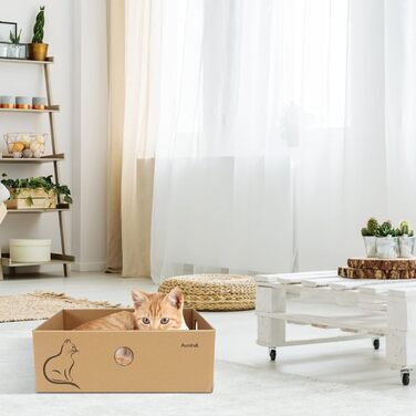 Котячий когтетоп AUSCAT L-подібний з іграшками, 69 см, 4 шт.