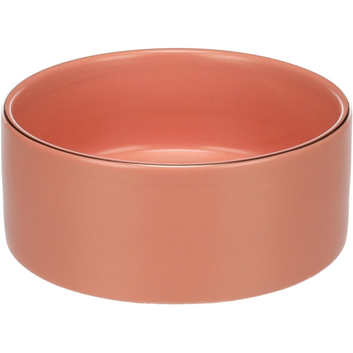 Миска для собак Керамічна, середніх порід, 800 мл, неслизька, стильна, Flamingo Eram, Ø16 x H6,5 см, Рожева