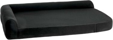 Подушка Karlie Kissen Ortho Visco L: 80x60x21 см, чорна