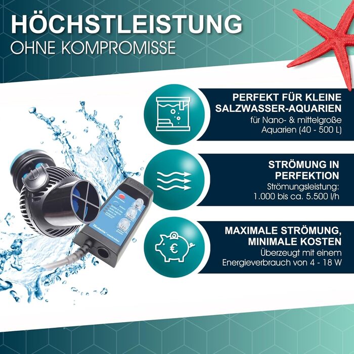 Циркуляційний насос Tunze Turbelle Nanostream 6055, чорний, 1 шт.