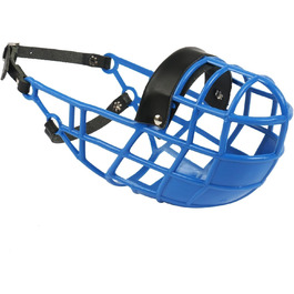 Нашийник-маска для грейхаундів (довгоносі) 101 Windhund – легкий, дихаючий, безпечний для прогулянок, ветеринара та захисту від отруєнь. Міцний та довговічний. Синій.