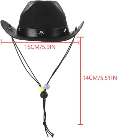 Костюм для собаки AWOCAN: ковбойський капелюх для котів та собак, аксесуар для вечірок та відпочинку