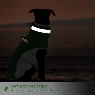 Зимовий теплий одяг для собак - тепла жилетка для маленьких собак, цуценят, чихуахуа. Зимовий костюм для собак (зелений, XS)