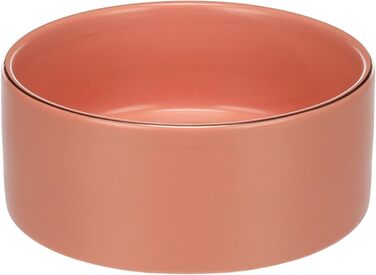 Миска для собак Керамічна, середніх порід, 800 мл, неслизька, стильна, Flamingo Eram, Ø16 x H6,5 см, Рожева