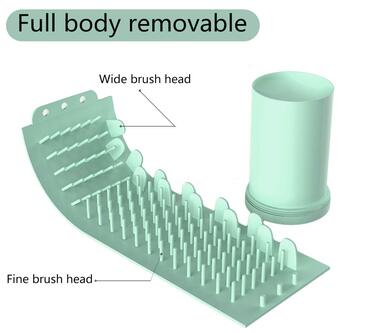 Очисник лап для тварин: мийка лап для собак та котів з м'якого силікону, портативна, 14,9 x 9,6 см