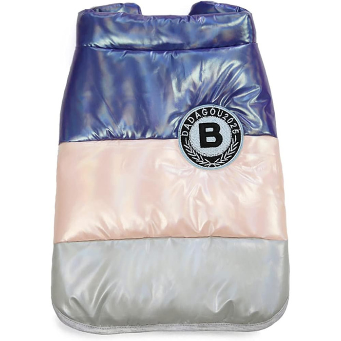 Теплий зимовий одяг для собак: флісова куртка від холоду для маленьких собак, бульдогів та котів (M, блакитний)