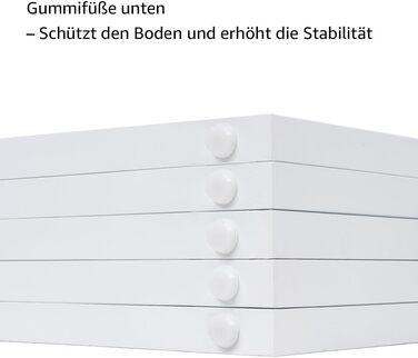 Захисне бар'єр для собак Unipaws: дерев'яне, без свердління, розкладне, для дому, 61 см, білий (5 елементів, 254 x 91 см)