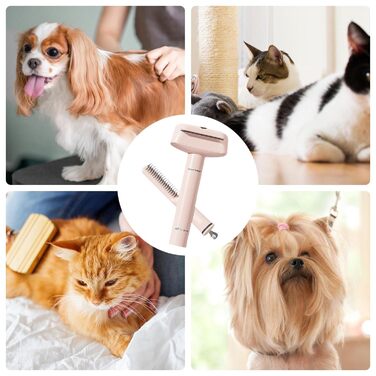 Гребінець для видалення шерсті Tierhaarentfernungskamm: багатофункціональний гребінець для котів та собак, для догляду за довгою шерстю