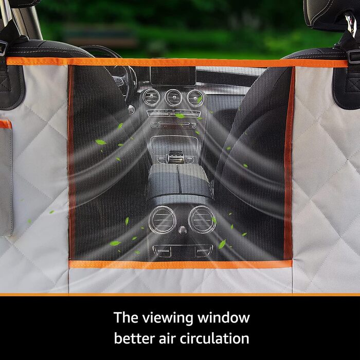 Чохол на сидіння для собак iBuddy LKW, водонепроникний, 900D, м'який чохол на заднє сидіння для пікапа, захист від шерсті, подряпин, бруду, зносостійкий, для Ford F150 F250 (Сірий)