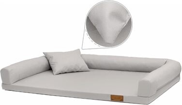 Ортопедичне ліжко для собак Juelle, великі породи, XXL (145x105 см), знімний чохол, машинне прання